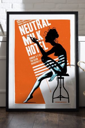 Poster Cigarette Woman Kuşe Kalın