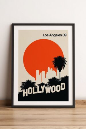 Kağıt Poster Retro Hollywood- Just Simulation - Kuşe