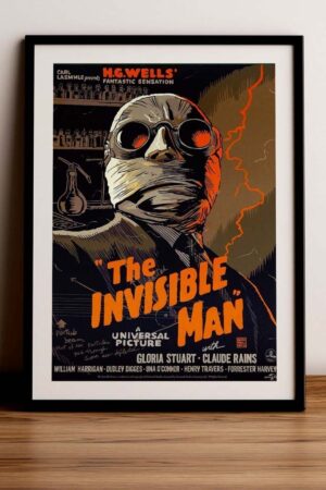 Kağıt Poster The Invisible Man Kuşe