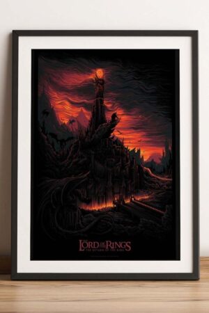 Kağıt Poster The Lord Of The Rings Sauron'un Gözü Kuşe