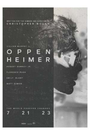 Poster Cillian Murphy Oppenheimer Kuşe Kalın
