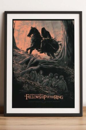 Kağıt Poster Yüzüklerin Efendisi Nazgul Hobbit - Kuşe Kalın