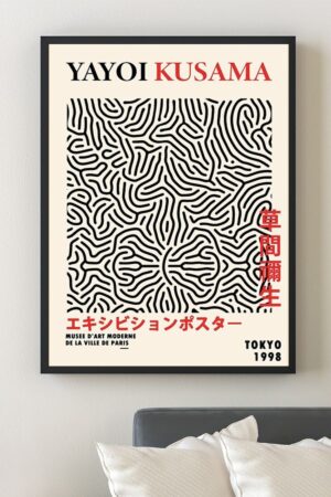 Kağıt Poster Yayoi Kusama Floral