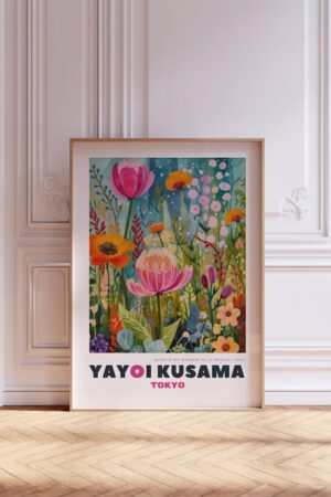 Kağıt Poster Yayoi Kusama Floral