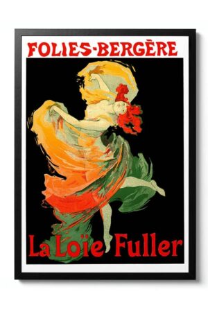 Folies Bergere La Lolie Fuller Friends Dizi Kağıt Posterleri Retro Reklam Vintage Kağıt Poster