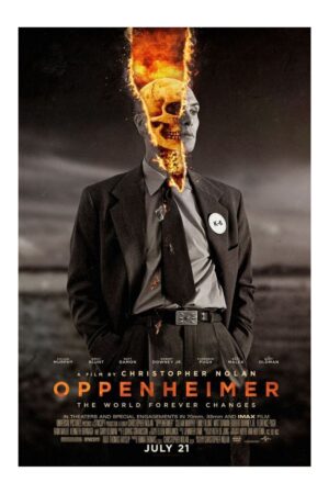Poster Cillian Murphy Oppenheimer Kuşe Kalın