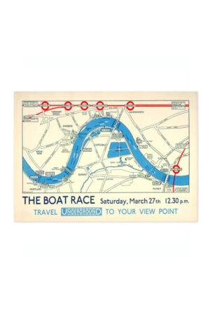 Kağıt Poster - Boat Race Bot Yarışı Harita