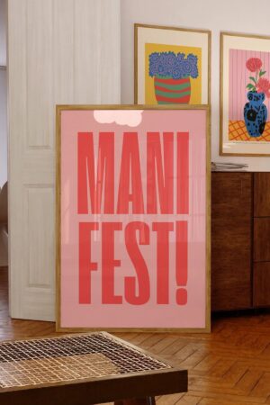 Kağıt Poster - Daily Affirmations Günlük Olumlama Manifest