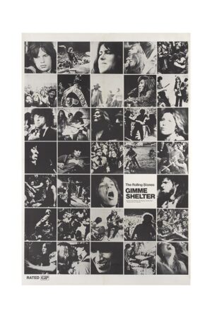 Kağıt Poster  gimme shelter rolling stones