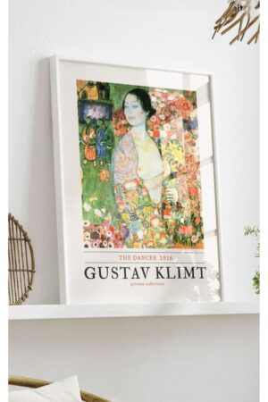 Kağıt Poster - Gustav Klimt - Dancer Dansçı 1916