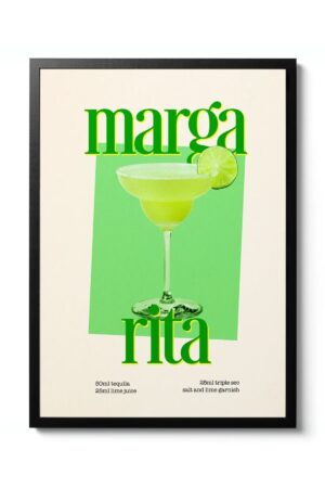 Kağıt Poster - Içki Dekoru Margarita Kokteyl
