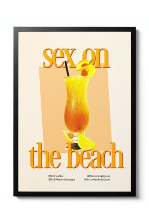 Kağıt Poster - Içki Dekoru Sex On The Beach Kokteyl