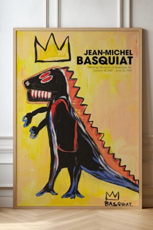 Kağıt Poster - Jean Michel Basquiat Dinazor
