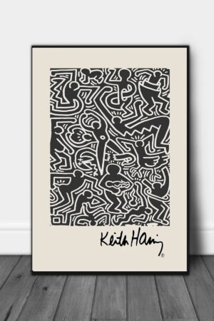Kağıt Poster - Keith Haring