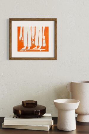 Kağıt Poster - Şarap Çizme Retro Minimal Maxine Mccrann