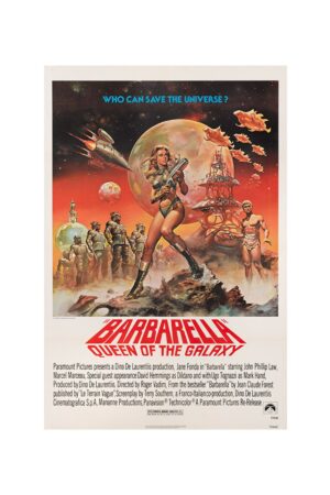Kağıt Poster  Vintage barbarella queen of galaxy