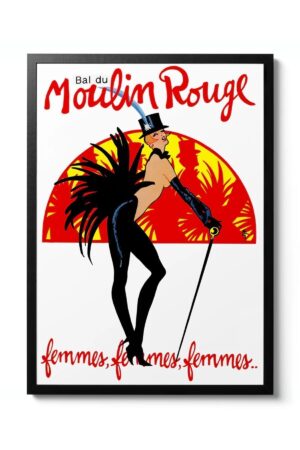 Kağıt Poster - Vintage Moulin Rouge