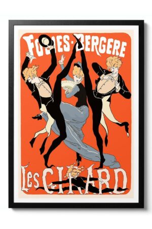 Kağıt Poster - Vintage Moulin Rouge Casino