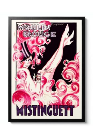 Kağıt Poster - Vintage Moulin Rouge Casino