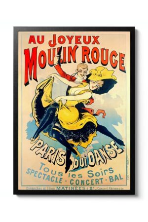 Kağıt Poster - Vintage Moulin Rouge Casino