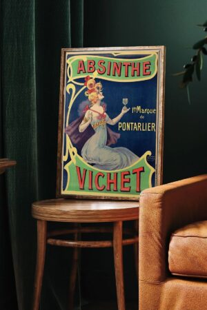 Kağıt Poster Absinthe Vichet