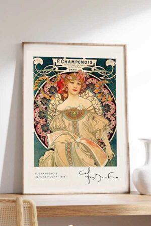 Kağıt Poster Alphonse Mucha