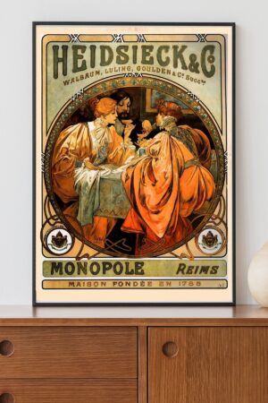 Kağıt Poster Alphonse Mucha - Just Simulation - Kuşe