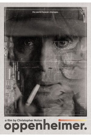 Kağıt Poster Cillian Murphy Oppenheimer Kuşe Kalın