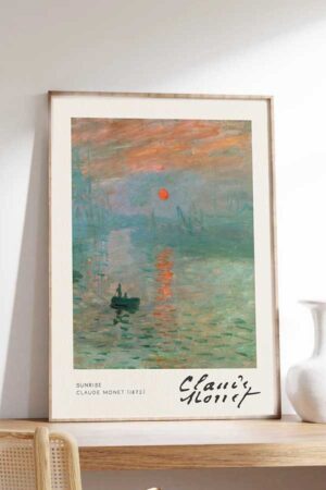 Kağıt Poster Claude Monet Gündoğumu