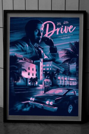 Kağıt Poster Drive Ryan Gosling Kuşe Kalın