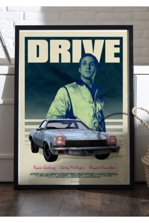 Kağıt Poster Drive Ryan Gosling Kuşe Kalın