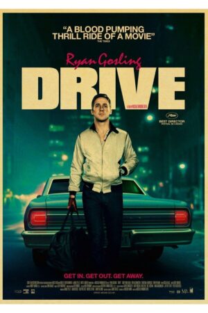 Kağıt Poster Drive Ryan Gosling Kuşe Kalın