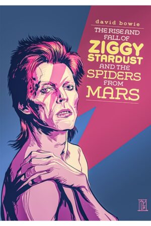 Poster David Bowie - Ziggy Stardust Kuşe Kalın