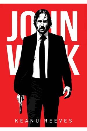 Kağıt Poster Duvar Dekorasyonu Kalın Kuşe Dekoratif John Wick Keanu Reeves