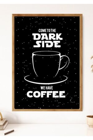 Kağıt Poster Duvar Dekorasyonu Kalın Kuşe Dekoratif Kahve Köşesi Coffee