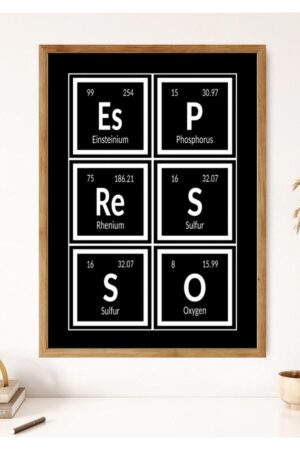 Kağıt Poster Duvar Dekorasyonu Kalın Kuşe Dekoratif Kahve Köşesi Coffee
