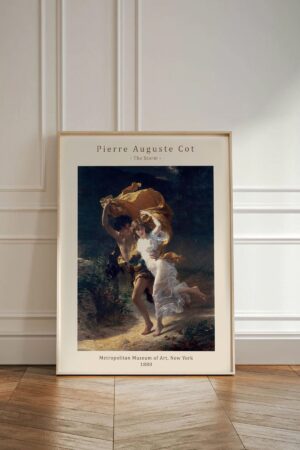 Kağıt Poster Duvar Dekorasyonu Kalın Kuşe Dekoratif Pierre Auguste The Storm