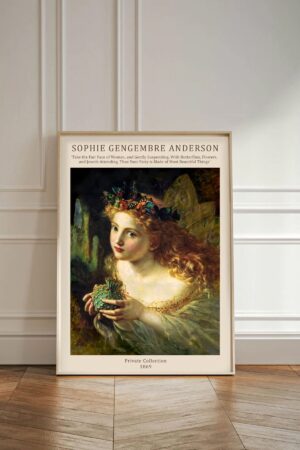 Kağıt Poster Duvar Dekorasyonu Kalın Kuşe Dekoratif Sophie Gengembre Peri