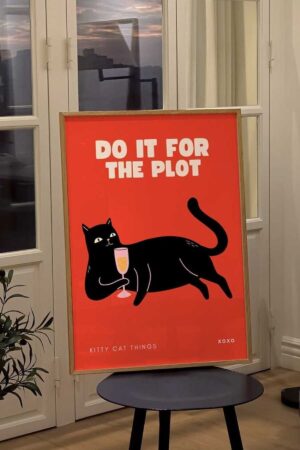 Poster Do It For The Plot Cat