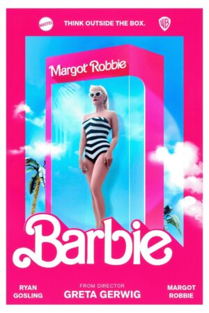 Poster Barbie Filmi Margot Robbie Kuşe