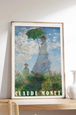 Kağıt Poster Monet Ünlü Tablolar - Kuşe Kalın Duvar Dekorasyonu
