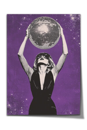 Poster Disko Ball Disko Kafa