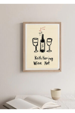 Poster Keith Haring Wine Cheers