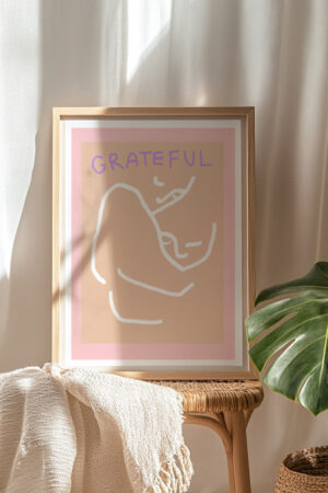 Poster Life Is Good Manifest Grateful Şükran