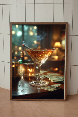 Poster Old School Martini