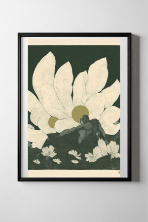 Poster Soft Flower Life Minimalist Fine Art
