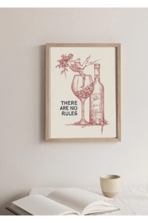 Poster Wine Vino Kural Yok