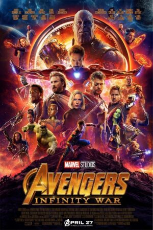 Büyük Boy Marvel Avengers Yenilmezler Kuşe Kağıt Kalın