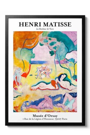 Kağıt Poster Henri Matisse Sanatsal Kuşe Duvar Dekorasyonu