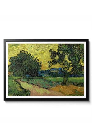 Kağıt Poster Vincent Van Gogh Landscape At Twilight 1890